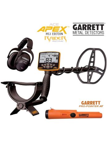 #PROMO# METAL DETECTOR ACE APEX GARRETT MS 3 PACK + PROPOINTER AT