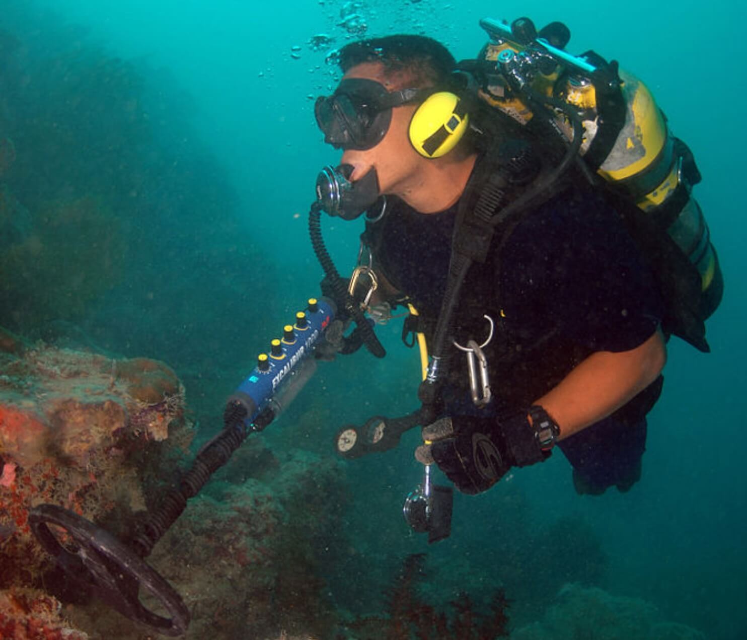 metaldetector subacqueo